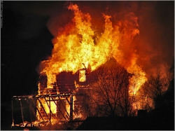 В Минской области в результате пожара сгорела семья В Минской области в результате пожара сгорела семья