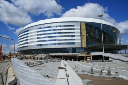 Затраты на строительство «Минск-Арены» выше запланированных в 3 раза Затраты на строительство «Минск-Арены» выше запланированных в 3 раза