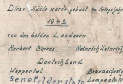 В Борисове нашлась записка от немецких рядовых с одним словом «Когда??????» В Борисове нашлась записка от немецких рядовых с одним словом «Когда??????»