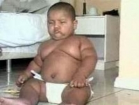 В Бразилии новорожденный за год набрал 25 килограммов веса