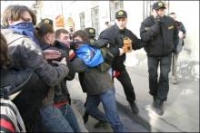 Фоторепортаж с оппозиционной акции по случаю Дня Воли 25 марта