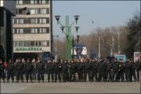 Фоторепортаж с оппозиционной акции по случаю Дня Воли 25 марта