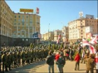 Фоторепортаж с оппозиционной акции по случаю Дня Воли 25 марта