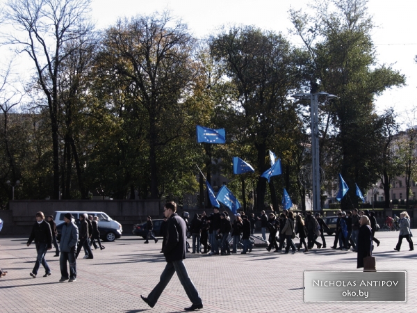 Фоторепортаж с Европейского марша. Фоторепортаж с Европейского марша.